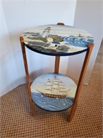 Nautical theme side table