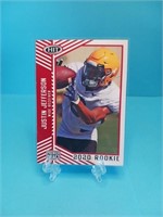 OF)  Justin Jefferson Rookie card a