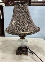 Small Glass Table Lamp