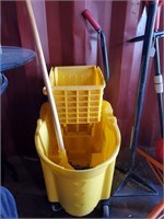 C- Rubbermaid Commercial Mop And Bucket