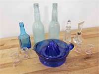 Grouping of Antique Glassware & Bottles