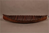 Vintage Hand Crafted Canoe Mdl, Excellent