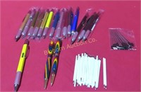 15pc Drafting Pen Set, 2pc Pen Pencil Set