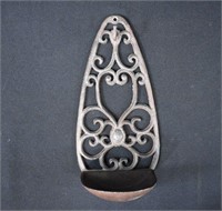 Wrought Iron Wall Mounted Holy Water Font