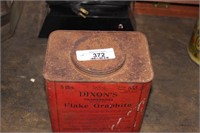 DIXONS FLAKE GRAPHITE METAL CAN