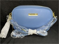 New Joy & Iman Periwinkle Shoulder Bag