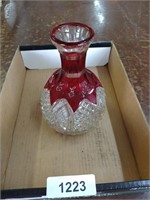 Cranberry Red Decanter