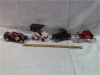 4- DIE CAST & PLASTIC COLLECTOR CARS