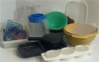 Tupperware and Kitchen Plastic Items,