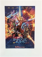 Guardians of the Galaxy cast signed Japanese mini