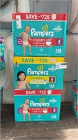 1 LOT 2-PAMPERS CRUISIERS DIAPERS SIZE ‘’4’’ 148