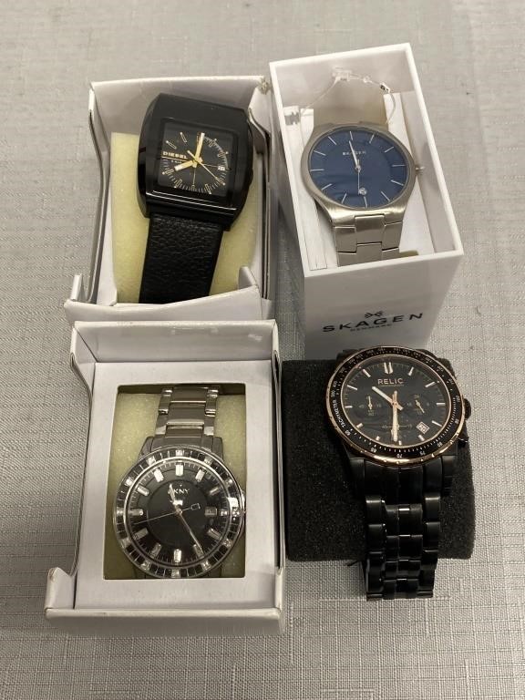 Diesel, Okny,Skagen, & Relic Men's Watches