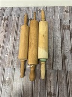 Wooden Rolling Pin Lot