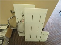LOT, (2) SHOWER STALL CHAIRS (WALL MOUNTED)