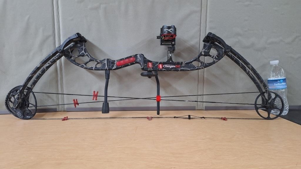 NICE PSE ARCHERY STINGER X COMPOUND BOW W/SITE