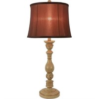 Décor Therapy Dora Table Lamp, Antique Ivory