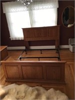 Oak Full/ Queen Bed Frame