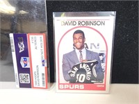 GRADED David Robinson Spurs 1989 Hoops Card