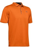 Under Armour Large Orange Tech Polo