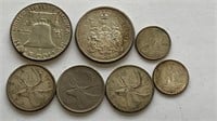 US & Canada Silver Coin Lot