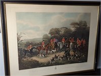 Bury Hunt Aquatint Engraving Proof by F. Bromley