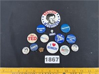 Ted Kennedy Pins & Buttons