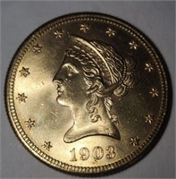 1903 US $10 Gold, Choice BU