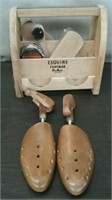 Box-Esquire Footman Shoe Shine Kit & Shoe