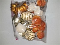Bag lot pumpkin decorations