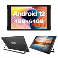 10.1 inch Tablet, TJD Android 12 Tablets, 4GB...
