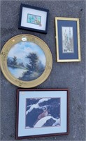 4 Framed Paintings