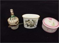 Lenox & FTDA Trinket Boxes, Small Vase