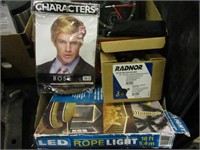 Rope Light, Balloon Inflator, Costume Pieces
