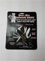 Over the hill survival knife