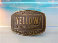 Yellow Freight System Achievement Belt Buckle