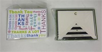 Kate spade note card and Thank you cards