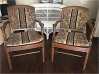 PAIR of Vintage Arm Chairs