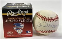 Signed Joe DiMaggio Official American League Ball