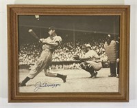 Joe DiMaggio Signed 10" x 13" Photo