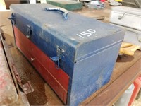 CT- METAL TOOL BOX WITH TOOLS