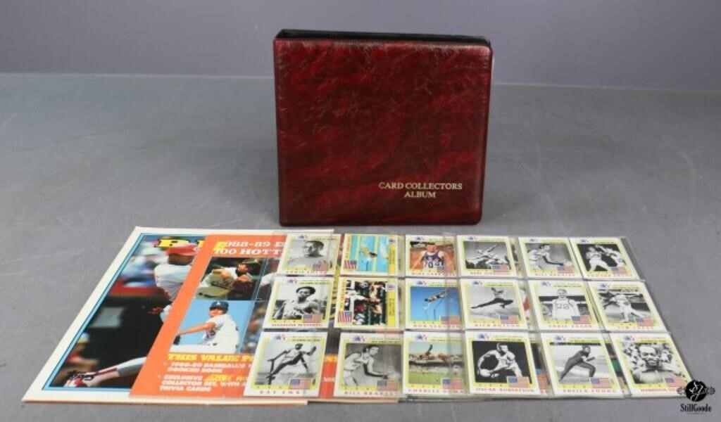 Vintage Baseball & Olympian Card Collection