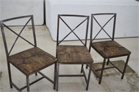 3 Rattan Chairs