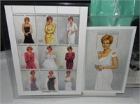 LE Princess Diana Royal Gowns Plate Block Stamps
