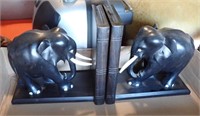 ELEPHANT BOOKENDS, END OF THE TRAIL