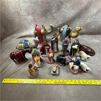 Ceramic Nativity Set