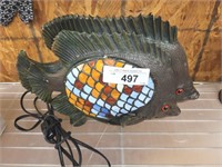 LEADED STYLE FISH LAMP