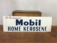 Mobil Kerosene Tin Sign
