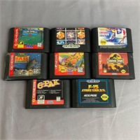Sega Genesis Lot of 8 Various Games - UNTESTED