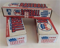 Unopened Complete sets of 1990 Fleer Baseball