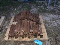 PALLET OF SMALL PIPE COLLARS- TIMES TWO